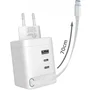 Muvit For Change MCACC0050 Cargador de Pared 1xUSB 2xUSB Tipo-C 100W Blanco